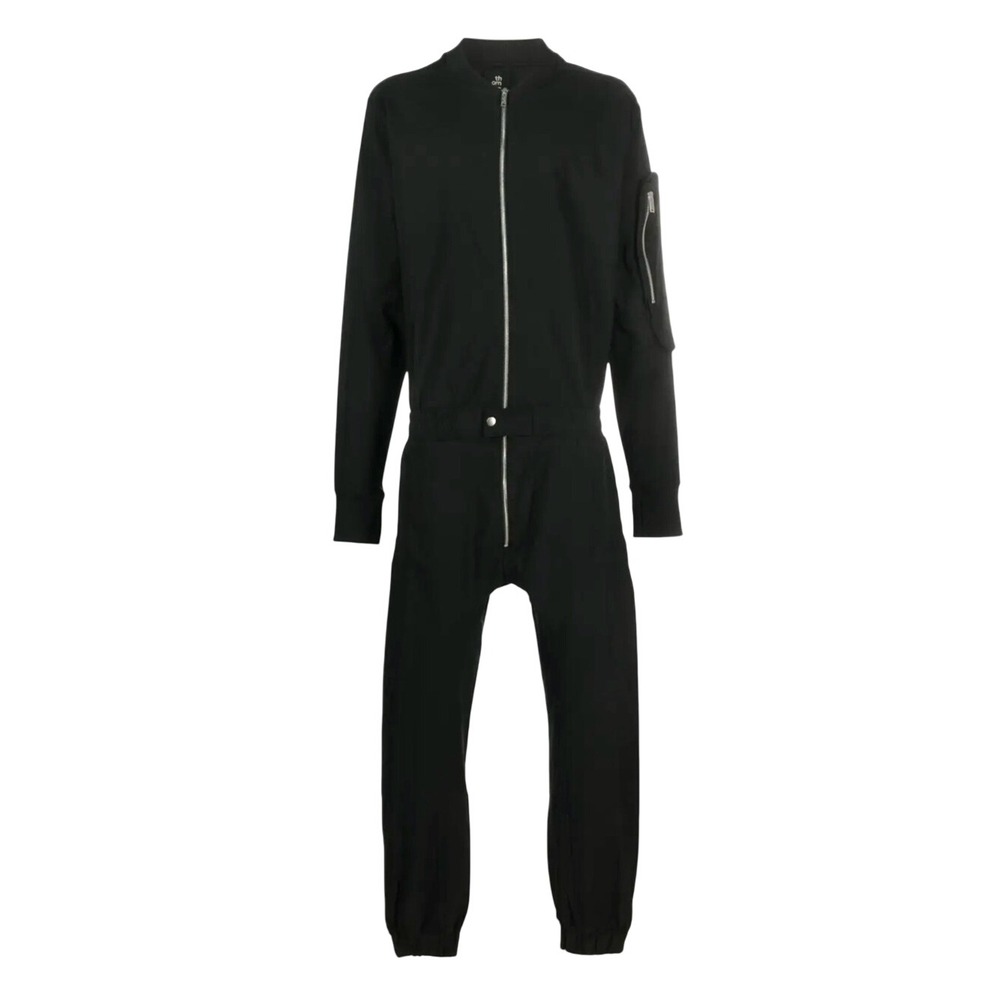 THOM KROM German Techwear Black Utility Jumpsuit | Sz M